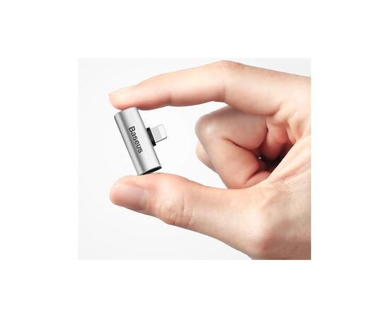 Переходник L46 Lightning (1 Male / 2 Female) (CAL46-S1) Black-Silver Baseus (CAL46-S1), изображение 4