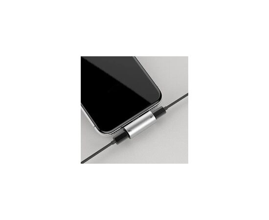 Переходник L46 Lightning (1 Male / 2 Female) (CAL46-S1) Black-Silver Baseus (CAL46-S1), изображение 5