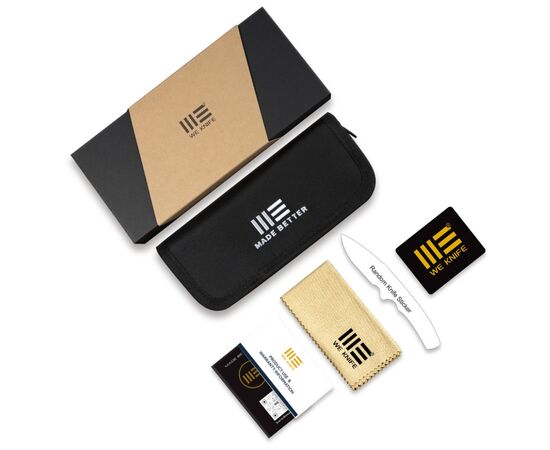 Ніж Weknife Acuminal, Titanium, Damascus (WE23070-DS1), зображення 9