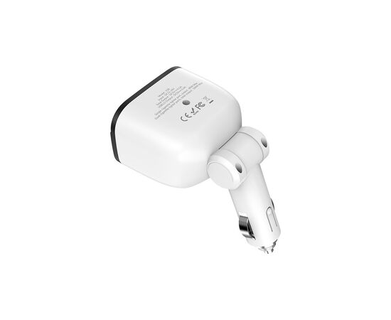 Зарядное устройство HOCO HOCO Z28 Power ocean 2xUSB + display White (6957531091967), изображение 6