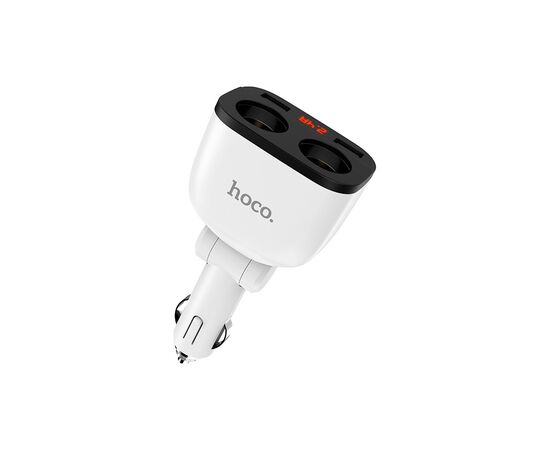 Зарядное устройство HOCO HOCO Z28 Power ocean 2xUSB + display White (6957531091967)