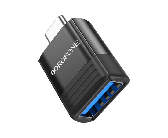 Переходник BV18 USB to USB-C M USB3.0 Black BOROFONE (6941991104015), изображение 3