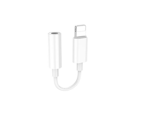 Перехідник Lightning to 3.5mm F white BOROFONE (6941991111143)