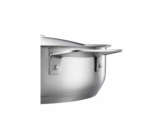 Сотейник Fiskars All Steel глибокий матовий 28 см (1064749), зображення 4