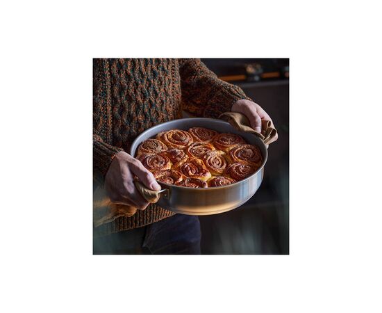 Сотейник Fiskars All Steel глибокий матовий 28 см (1064749), зображення 7