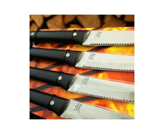 Столовий ніж Gefu BBQ для стейків Набір 4 шт (89155), зображення 4