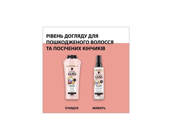 Шампунь Gliss Split Hair Miracle Для поврежденных волос и секущихся кончиков 250 мл (9000101287332), изображение 6