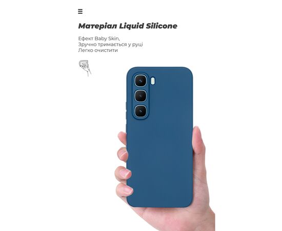 Чохол до мобільного телефона Armorstandart ICON Infinix Hot 60 Pro 4G Camera cover Dark Blue (ARM88673), зображення 7