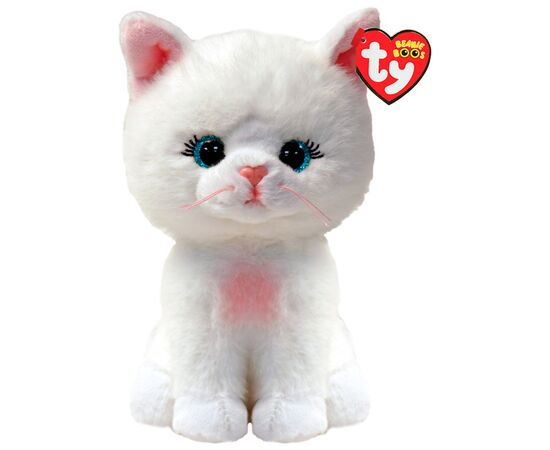 М'яка іграшка Ty Beanie Babies Біла кішка Amelia 15 см (37377)