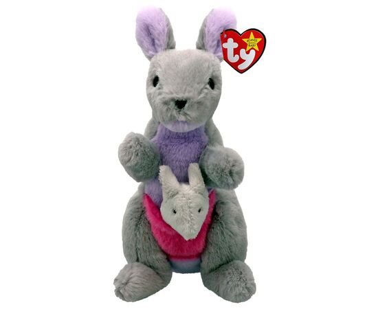 М'яка іграшка Ty Beanie Babies Сірий кенгуру Kayla 15 см (41349)