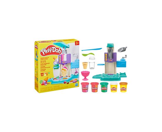 Набор для творчества Hasbro Play-Doh Райдужний вихор морозива (G0028), изображение 2