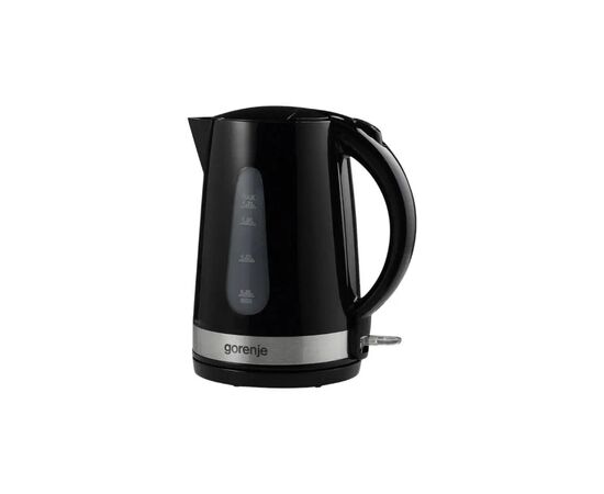 Електрочайник Gorenje 1.7л, 2,200 Вт, strix контроль, скло, чорний (K17OGP)