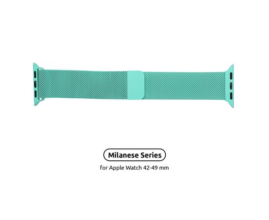 Ремешок для смарт-часов Armorstandart Milanese Loop для Apple Watch 49/46/45/44/42 (Series 1-3) Mint Green (ARM55260)
