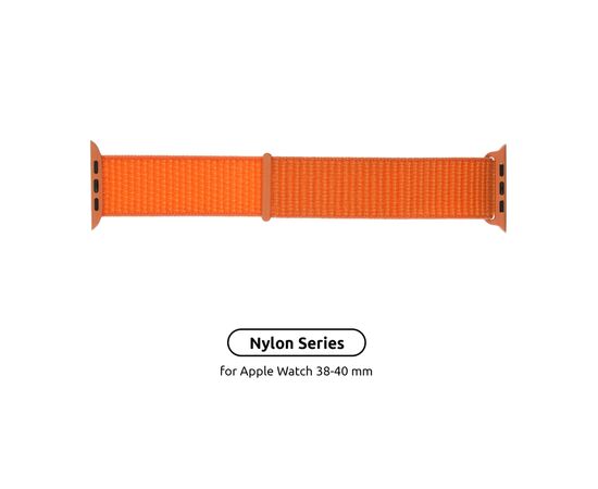 Ремінець до смарт-годинника Armorstandart Nylon Band для Apple Watch 42 (Series 10)/41/40/38 Orange C (ARM57848)