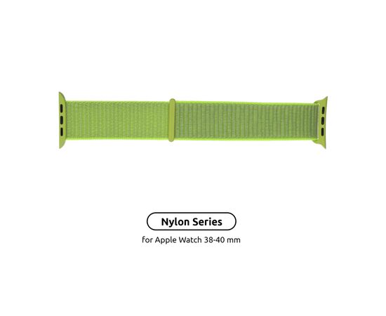 Ремінець до смарт-годинника Armorstandart Nylon Band для Apple Watch 42 (Series 11-10)/41/40/38 Light Green (ARM57849)
