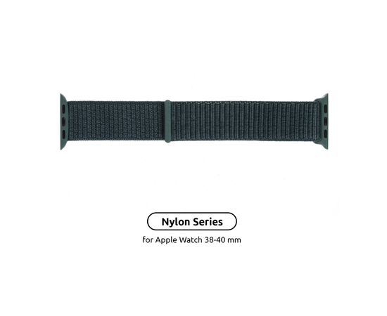 Ремінець до смарт-годинника Armorstandart Nylon Band для Apple Watch 42 (Series 11-10)/41/40/38 Pine Green (ARM56842)