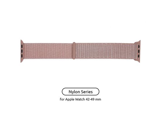 Ремешок для смарт-часов Armorstandart Nylon Band для Apple Watch 49/46/45/44/42 (Series 1-3) Pink Sand (ARM56052)