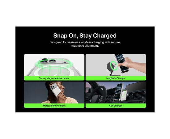 Чехол для мобильного телефона Belkin Magnetic Protective Clear iPhone 17 Pro (MSA031HQCL), изображение 8