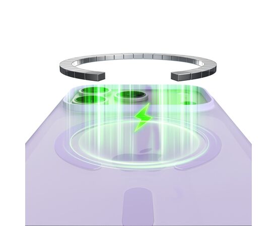 Чохол до мобільного телефона Belkin Magnetic Protective Grip iPhone 17 Pro Lavender (MSA035HQLV), зображення 9