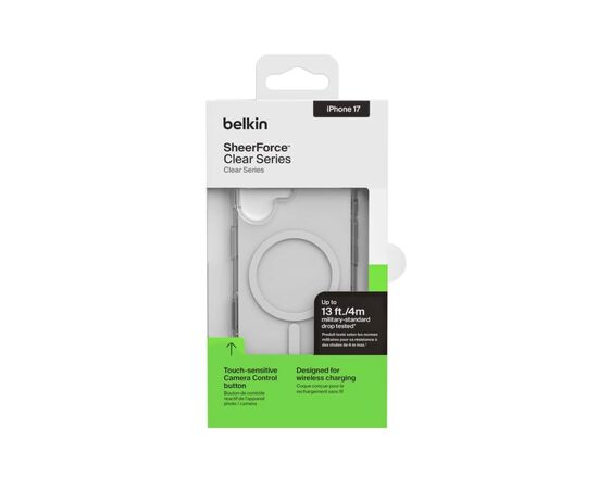 Чохол до мобільного телефона Belkin Magnetic Protective Clear iPhone 17 (MSA030HQCL), зображення 3