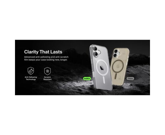 Чохол до мобільного телефона Belkin Magnetic Protective Clear iPhone 17 (MSA030HQCL), зображення 5