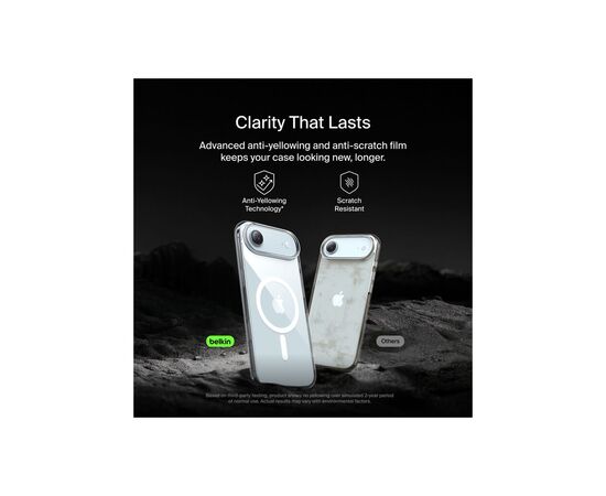 Чохол до мобільного телефона Belkin Magnetic Protective Clear iPhone Air (MSA033HQCL), зображення 6