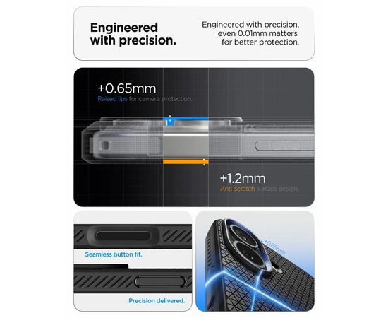 Чехол для мобильного телефона Spigen Liquid Air iPhone 17 Matte Black (ACS10369), изображение 3