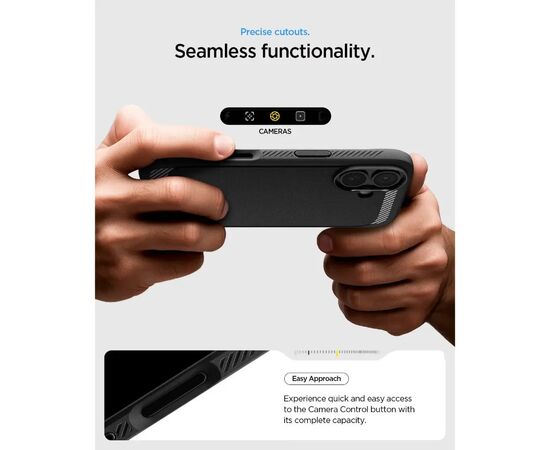 Чехол для мобильного телефона Spigen Rugged Armor MagFit iPhone 17 Matte Black (ACS10367), изображение 10