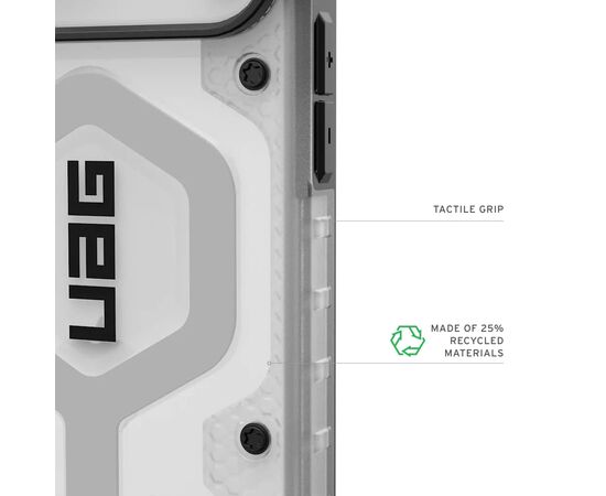 Чехол для мобильного телефона UAG Pathfinder Clear MagSafe iPhone 17 Pro Max Ice/Silver (114552114333), изображение 4
