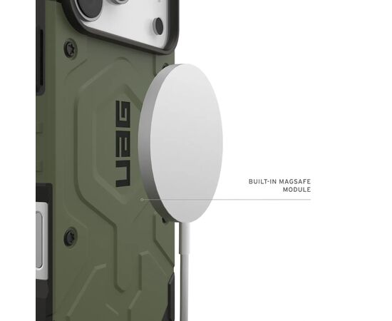 Чехол для мобильного телефона UAG Pathfinder MagSafe iPhone 17 Pro Max Olive (114549117272), изображение 2