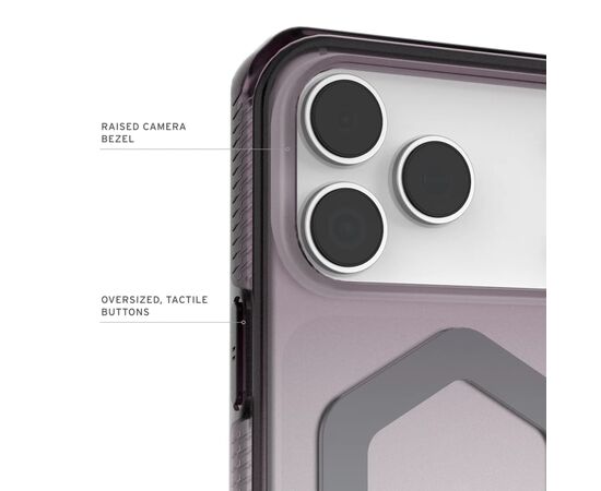 Чехол для мобильного телефона UAG Plyo MagSafe iPhone 17 Pro Max Black/Clear Ombre (11453011404G), изображение 6