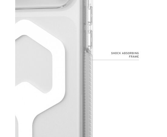 Чехол для мобильного телефона UAG Plyo MagSafe iPhone 17 Pro Max Ice/White (114530114341), изображение 4