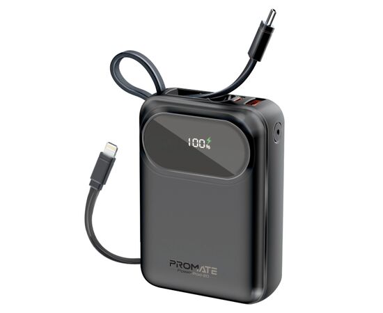 Батарея універсальна Promate 20000mAh PD/35W (powerpod-20.black)