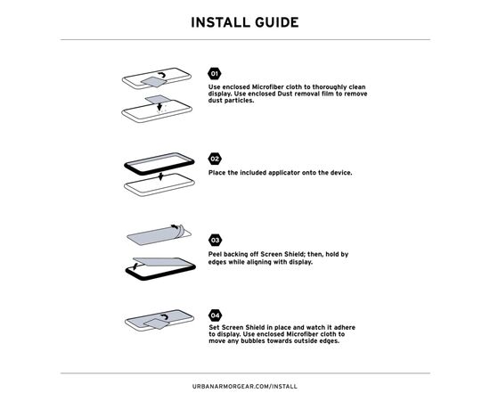 Стекло защитное UAG iPhone 17 Pro Max Transparent (14438211VNA), изображение 9