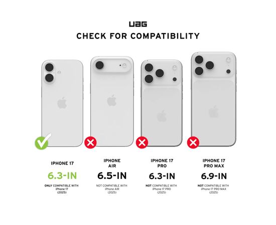 Стекло защитное UAG iPhone 17 Transparent (14438411VNA), изображение 9