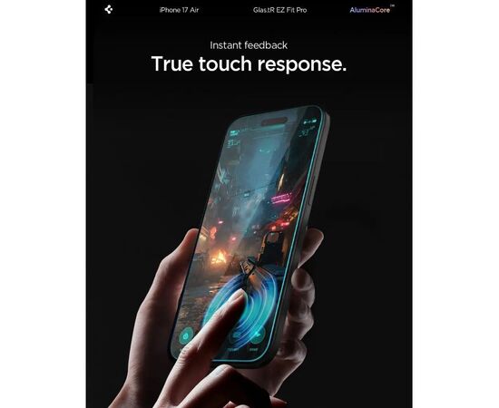 Стекло защитное Spigen Glas.tR EZ Fit Pro HD iPhone 17 Air (AGL09870), изображение 6