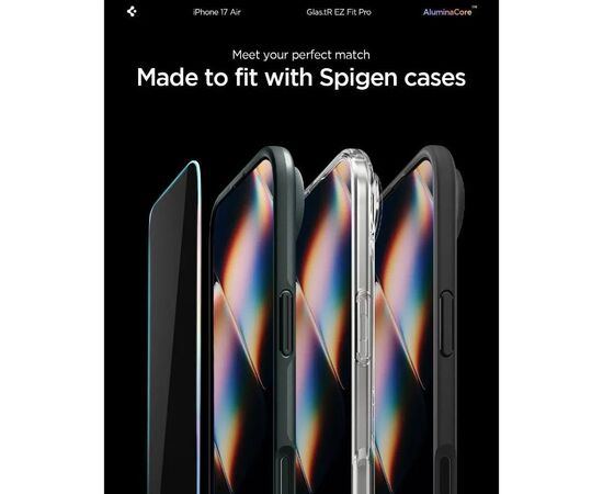 Стекло защитное Spigen Glas.tR EZ Fit Pro HD iPhone 17 Air (AGL09870), изображение 8