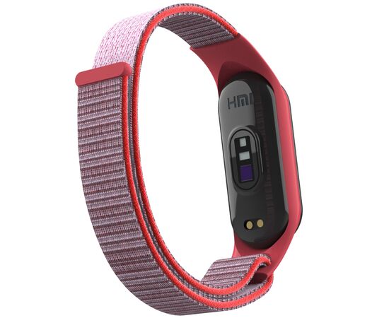 Ремінець до фітнес браслета Armorstandart комплект 3шт Xiaomi Mi Band 7/6/5 New Style Red (ARM77038), зображення 3