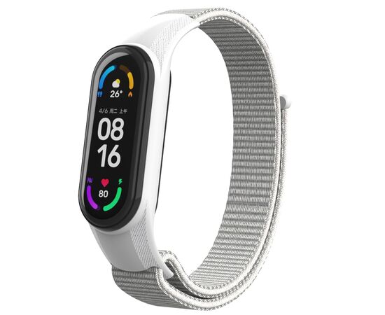 Ремешок для фитнес браслета Armorstandart комплект 3шт Xiaomi Mi Band 7/6/5 New Style White (ARM77041), изображение 2
