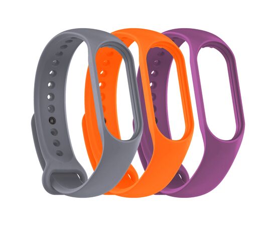 Ремешок для фитнес браслета Armorstandart комплект 3шт Xiaomi Mi Band 4/3 Beat (ARM87029), изображение 2