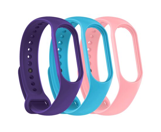 Ремешок для фитнес браслета Armorstandart комплект 3шт Xiaomi Mi Band 4/3 Crush (ARM87028), изображение 2