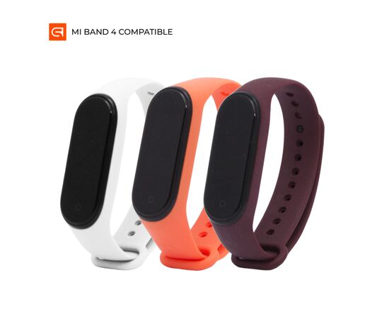 Ремешок для фитнес браслета Armorstandart комплект 3шт Xiaomi Mi Band 4/3 Pop Soda (ARM56667)