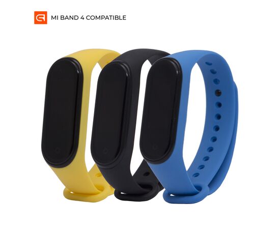 Ремешок для фитнес браслета Armorstandart комплект 3шт Xiaomi Mi Band 4/3 Sun Sky (ARM56233)