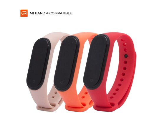 Ремешок для фитнес браслета Armorstandart комплект 3шт Xiaomi Mi Band 4/3 Sunrise (ARM56670)