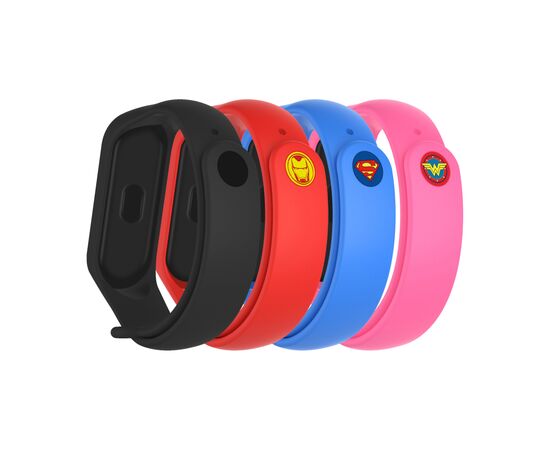 Ремінець до фітнес браслета Armorstandart комплект 4шт Xiaomi Mi Band 4/3 Superhero Edition 2 (ARM77063)