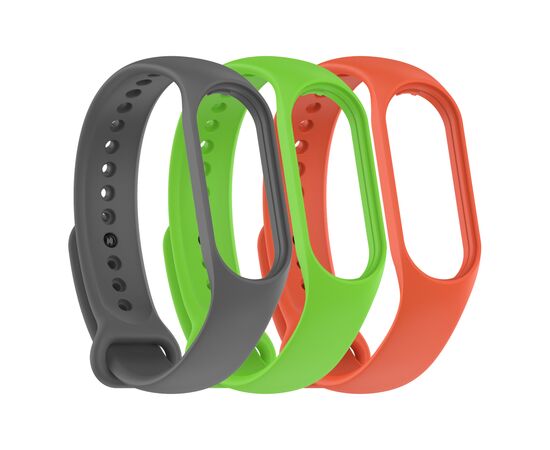 Ремешок для фитнес браслета Armorstandart комплект 3шт Xiaomi Mi Band 7/6/5 New Style Ditsy (ARM75070), изображение 2