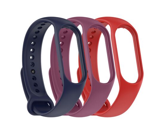 Ремінець до фітнес браслета Armorstandart комплект 3шт Xiaomi Mi Band 7/6/5 New Style Utility (ARM75069), зображення 2