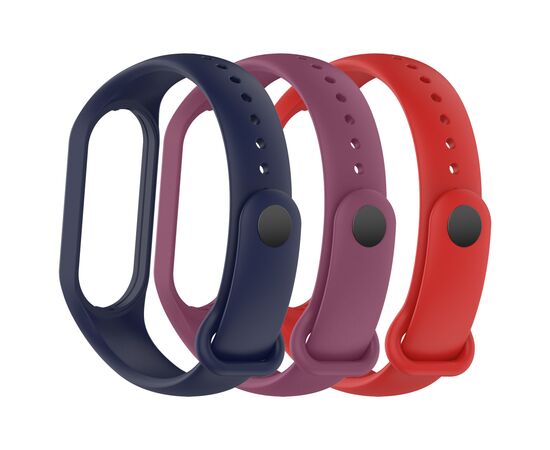 Ремінець до фітнес браслета Armorstandart комплект 3шт Xiaomi Mi Band 7/6/5 New Style Utility (ARM75069)