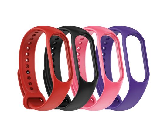 Ремінець до фітнес браслета Armorstandart комплект 4шт Xiaomi Mi Band 7/6/5 Sport (ARM87048), зображення 2