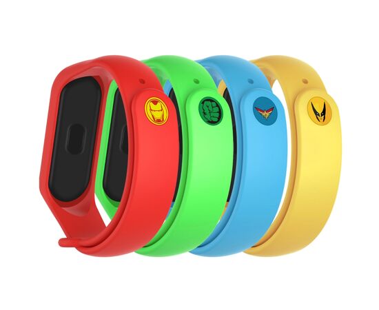 Ремешок для фитнес браслета Armorstandart комплект 4шт Xiaomi Mi Band 7/6/5 Superhero Edition (ARM77059)